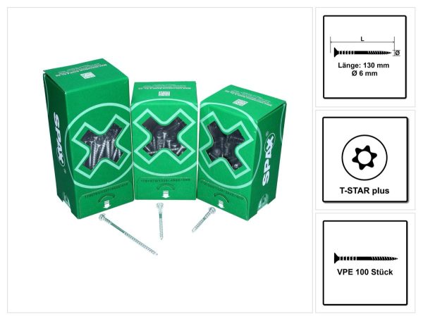 19964-SPAX-Justierschraube-6-0x130-mm-100-Stueck---161010601305---Justiergewinde-mit-Halterillen-Flachkopf-T-STAR-Plus-4Cut-WIROX-_4