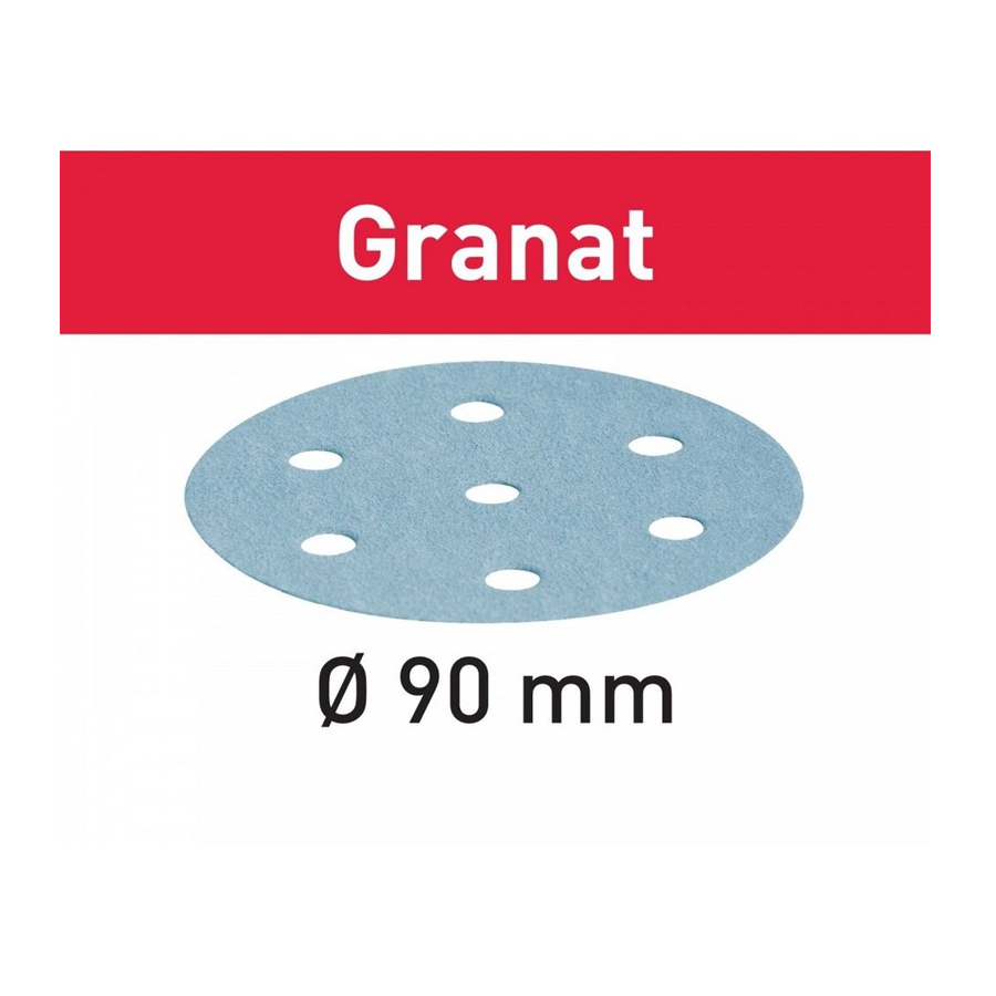Festool STF D90 6 Schleifscheiben Granat