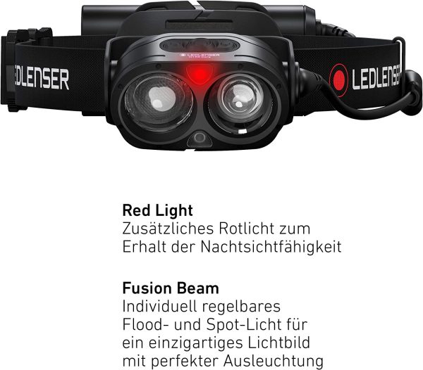 Ledlenser-Stirnlampe-Leuchtweite-Leuchtdauer-wiederaufladbar -1