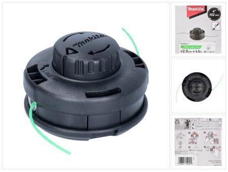 Makita 2-Fadenkopf Tap&Go 2,0 mm ( 191D91-7 ) für 18 V Akku Rasentrimmer DUR 187 und DUR 188