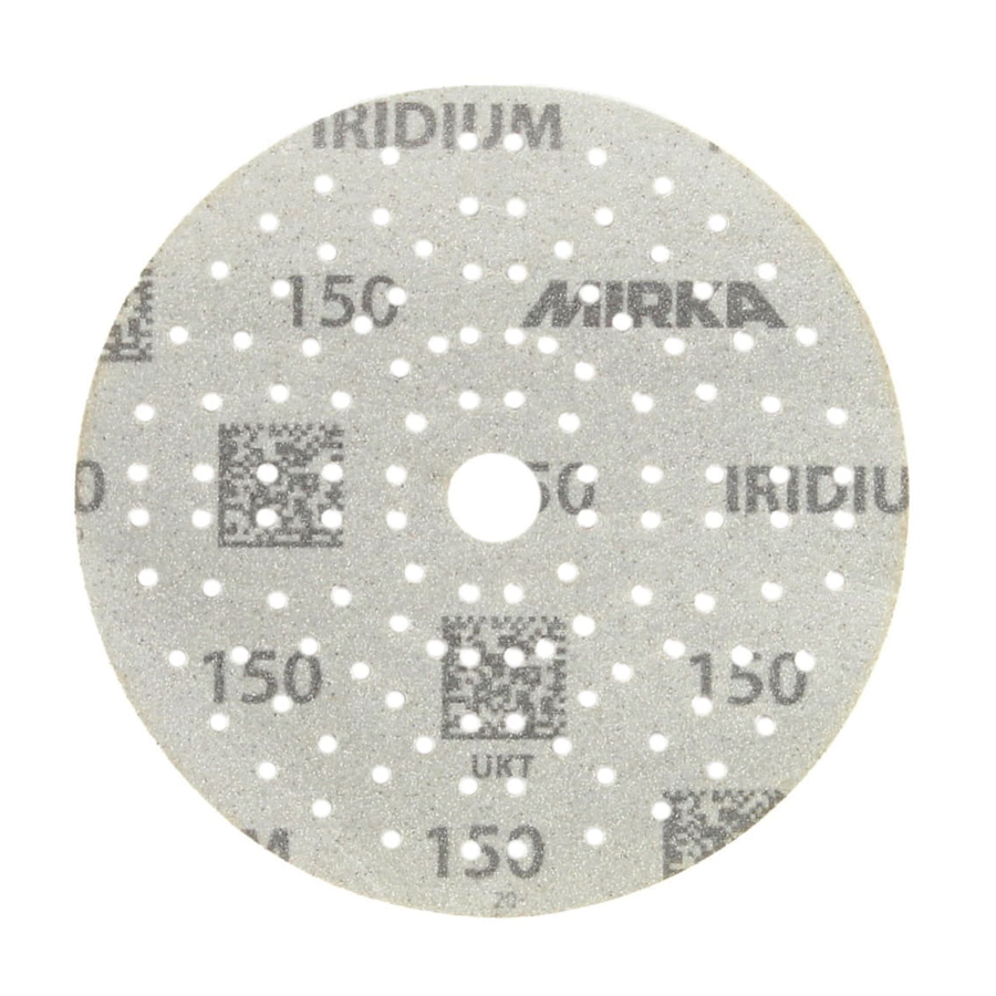 Mirka IRIDIUM Schleifscheiben Grip 150mm K150, 100Stk. ( 246CH09915 )