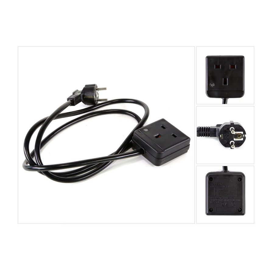 UK zu EU Netzkabel Adapter
