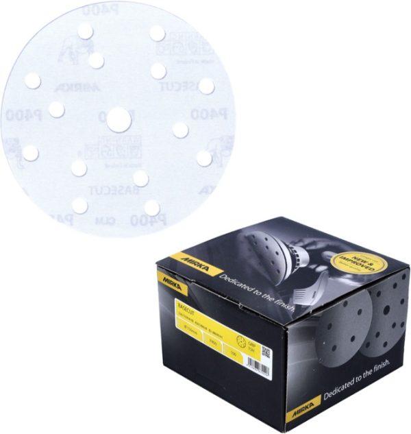 mirka-basecut-grinding-wheels-150-mm-p400-200-pcs-2x-2261109941-grip-15-hole-sandpaper-20853433 -1