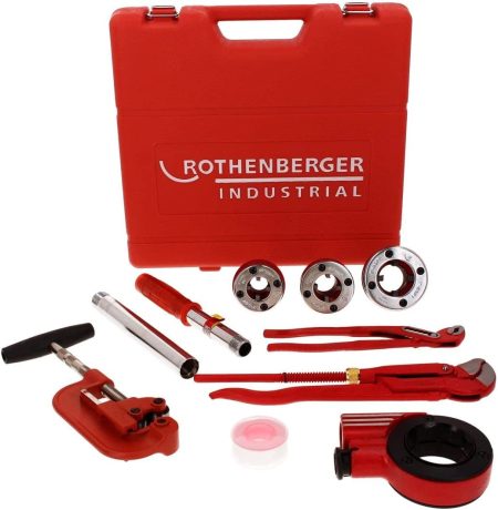 ROTHENBERGER Industrial Sanikit - sanitary 11-piece tool case including pliers, steel pipe cutter, 070673E (Copy)