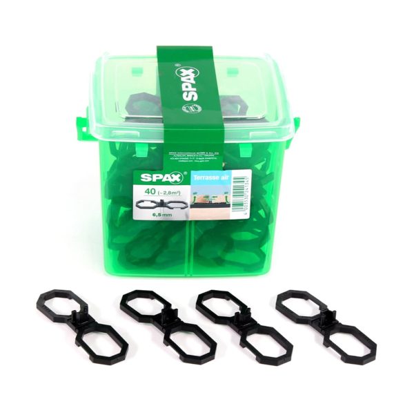 spax-terasse-air-abstandshalter-6-5-mm-beluftung-fur-holzdielen-terasse-40-stuck-in-henkelbox-5009422564009