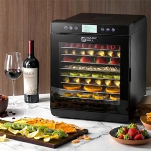 Lebensmittel Dehydrator für schonendes Trocknen von Lebensmitteln